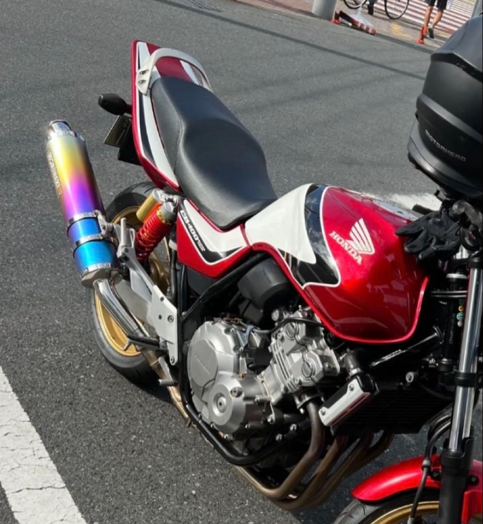 CB400SF NC42 モリワキ ZERO チタン スリップオンマフラー