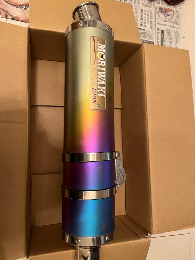 CB400SF NC42 モリワキ ZERO チタン スリップオンマフラー