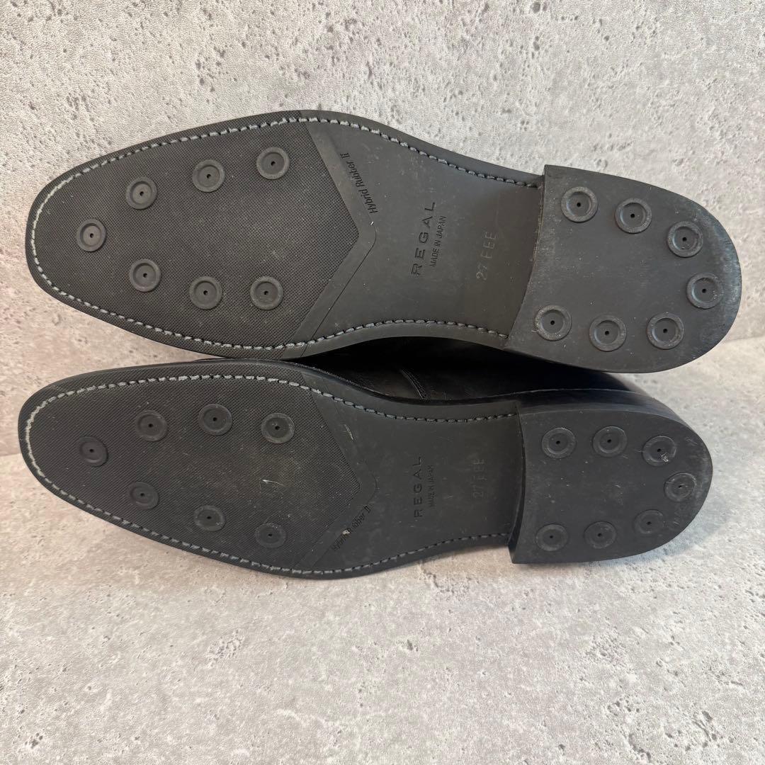 美品 REGAL リーガル ゴアテックス チャッカブーツ 27cm W498 黒