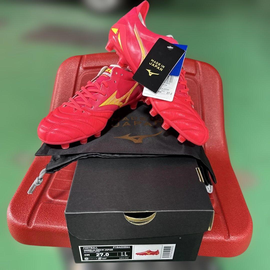 ミズノ　モレリアネオ4 ジャパン　27cm 新品未使用品！