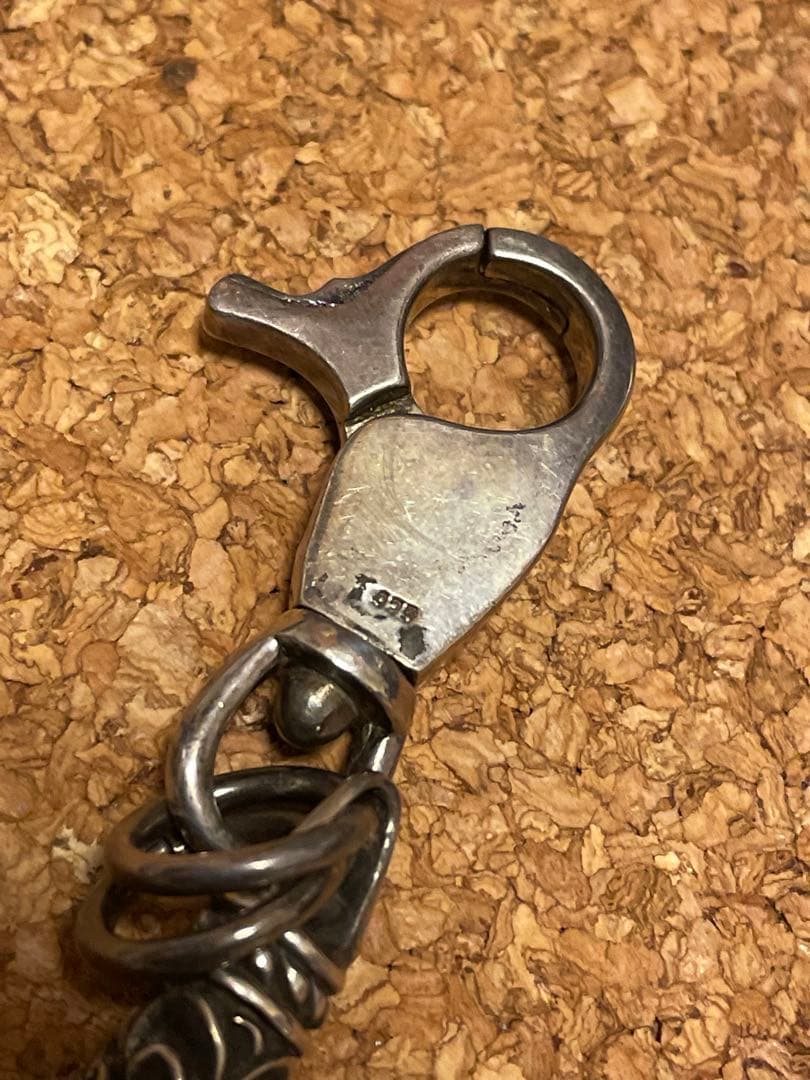 ◆感謝価格◆シルバー925×レザー◆シルバーウォレットチェーン◆