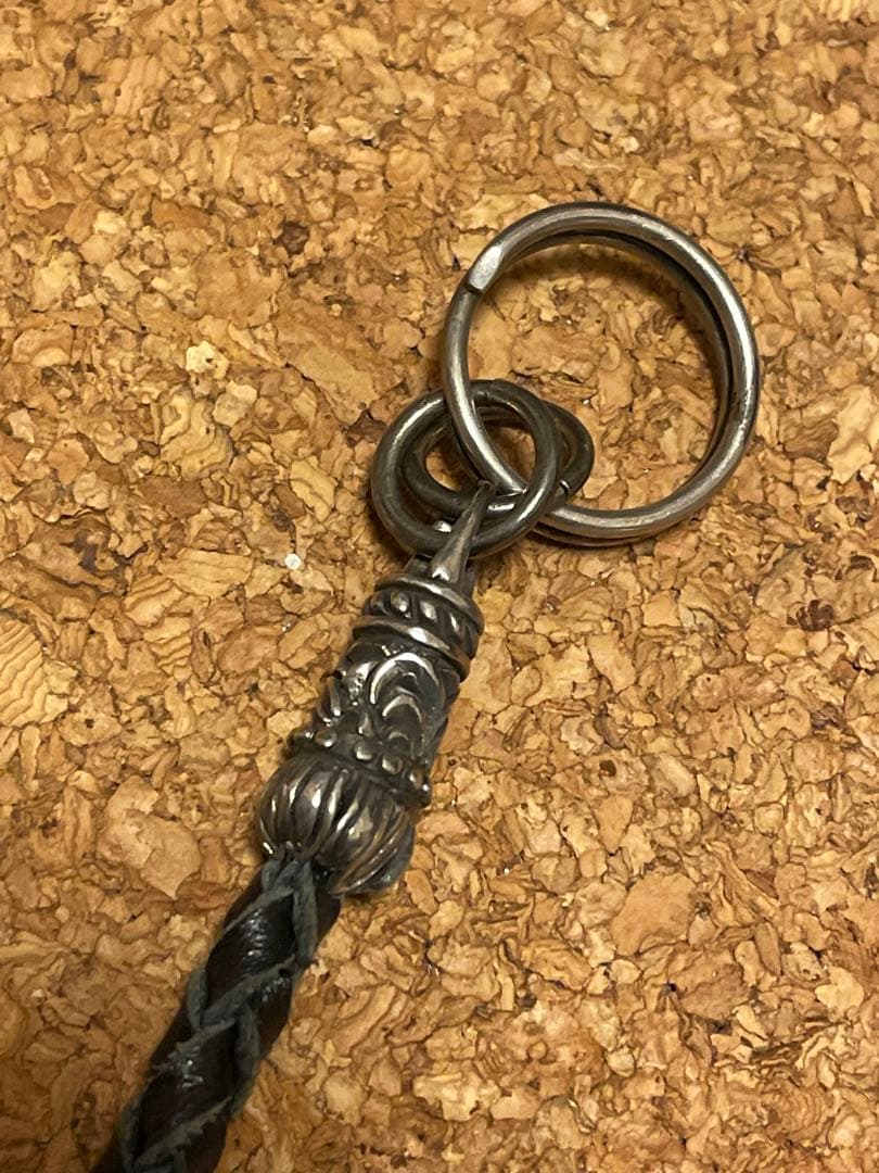 ◆感謝価格◆シルバー925×レザー◆シルバーウォレットチェーン◆