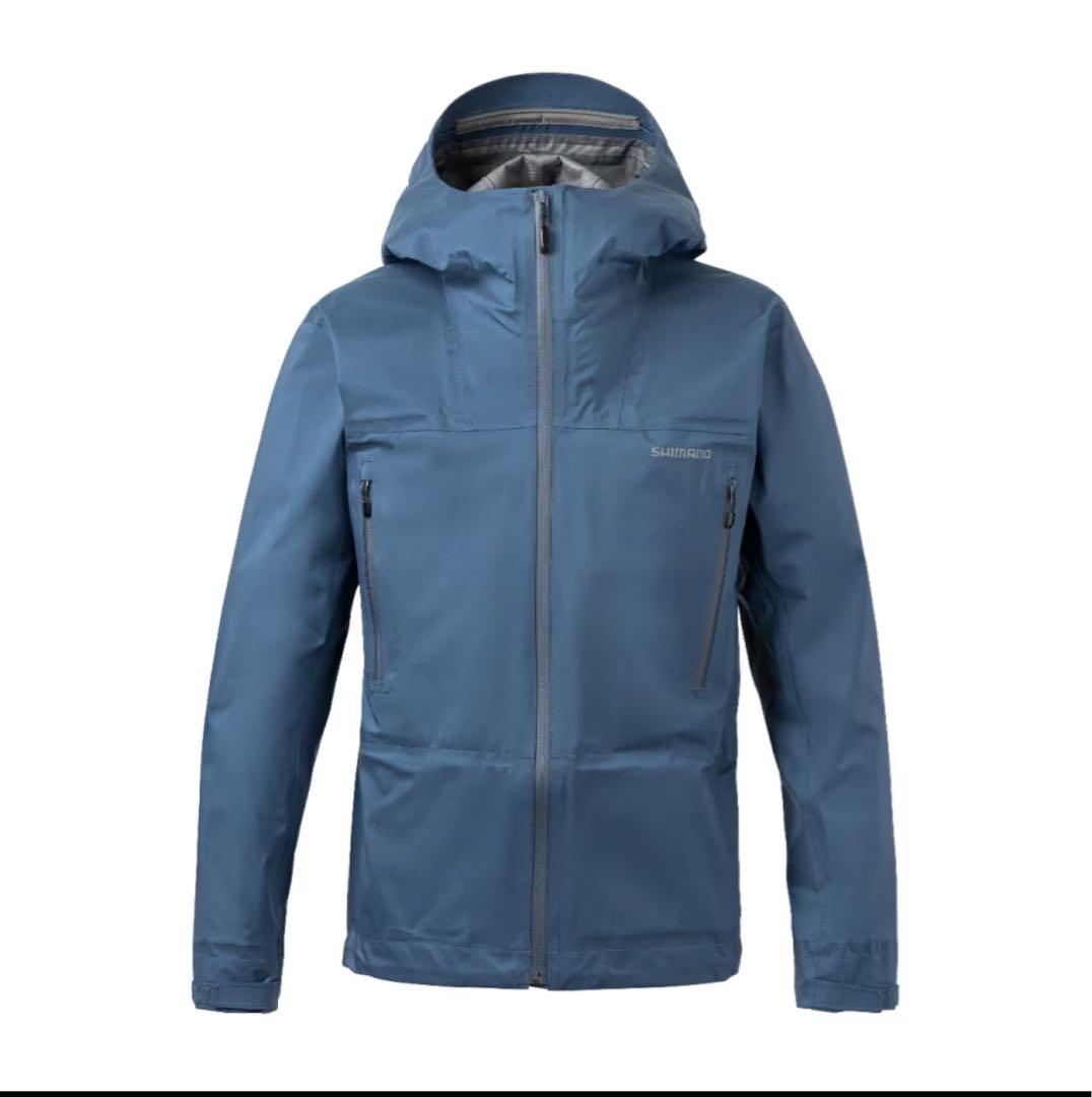 シマノ RA-023W タスクブルー Lサイズ アングラーズシェル ジャケット