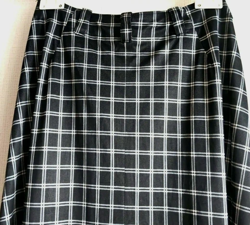 Y's 80sヴィンテージ　チェック柄ジャージー サルエルパンツ 美品