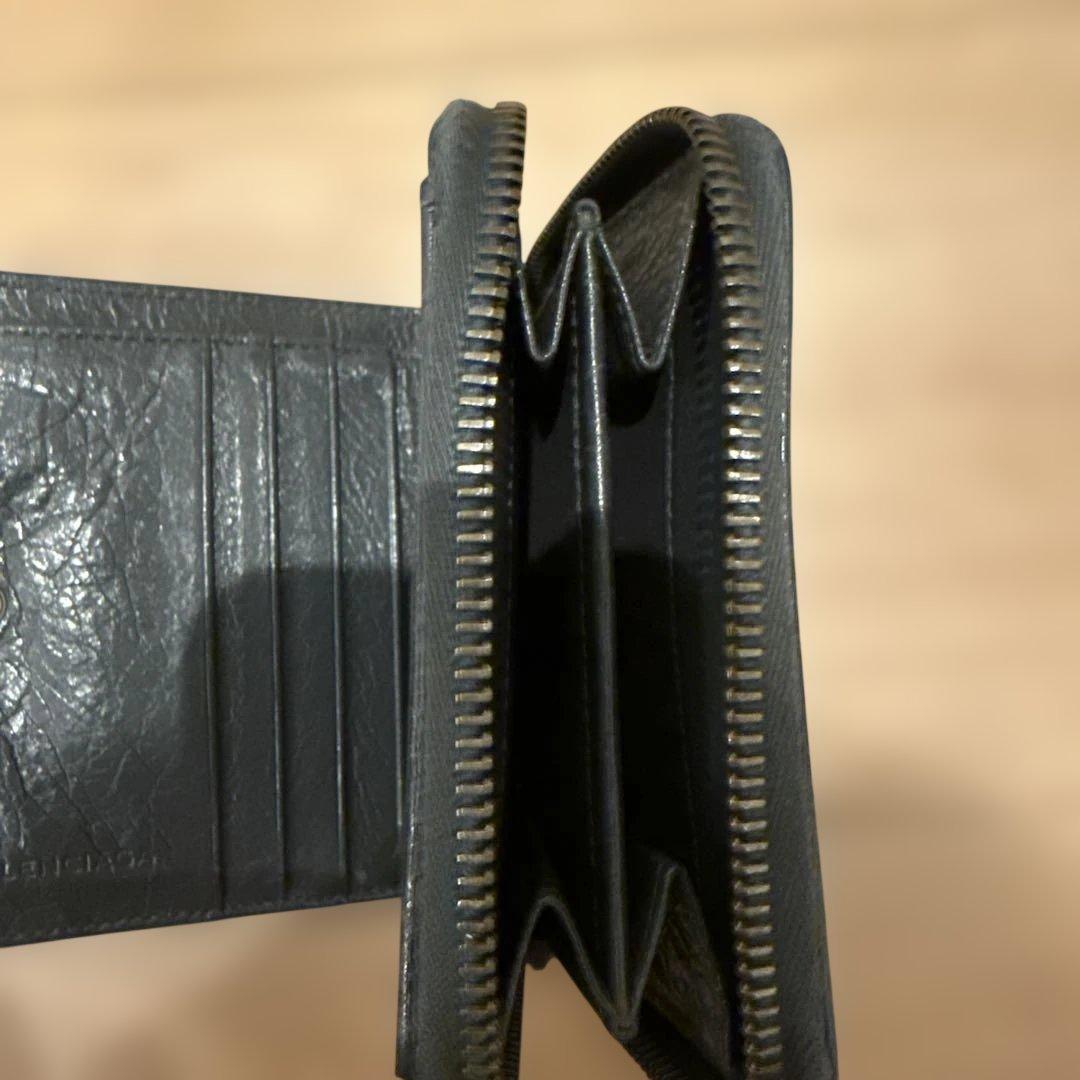 美品 バレンシアガ シティ 二つ折り財布