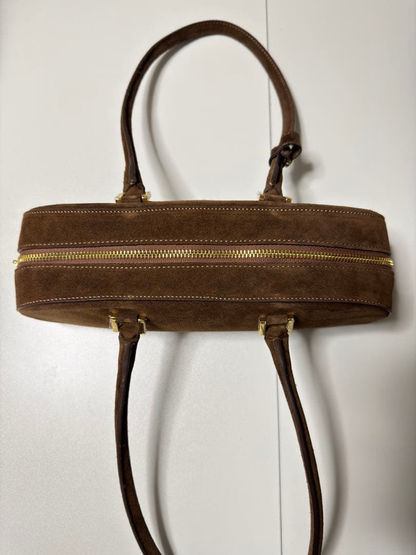 【美品】BEAMS別注 CHRISTIAN VILLA スエードバッグ