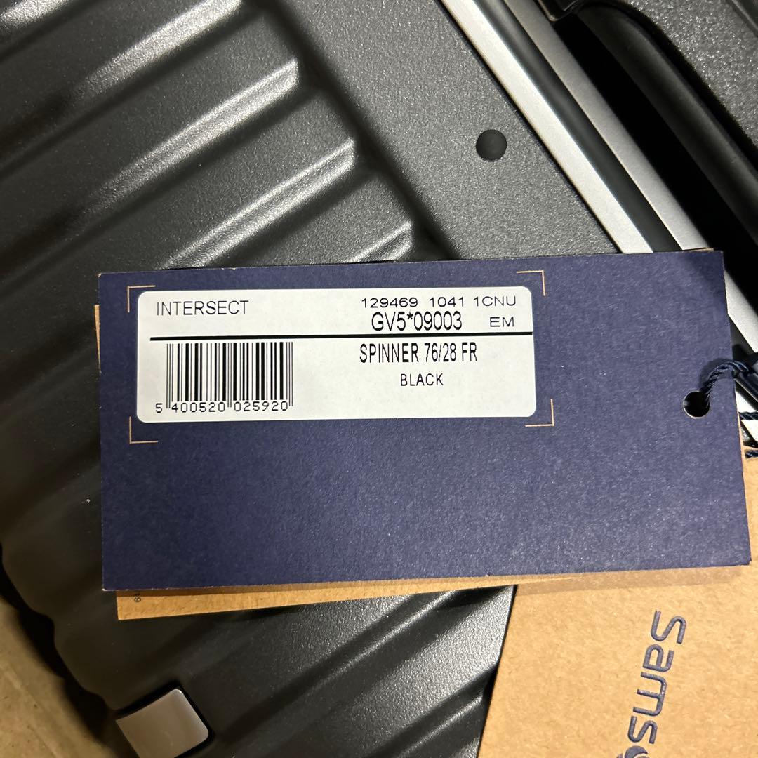 サムソナイト　スーツケース　Lサイズ　ブラック　93L