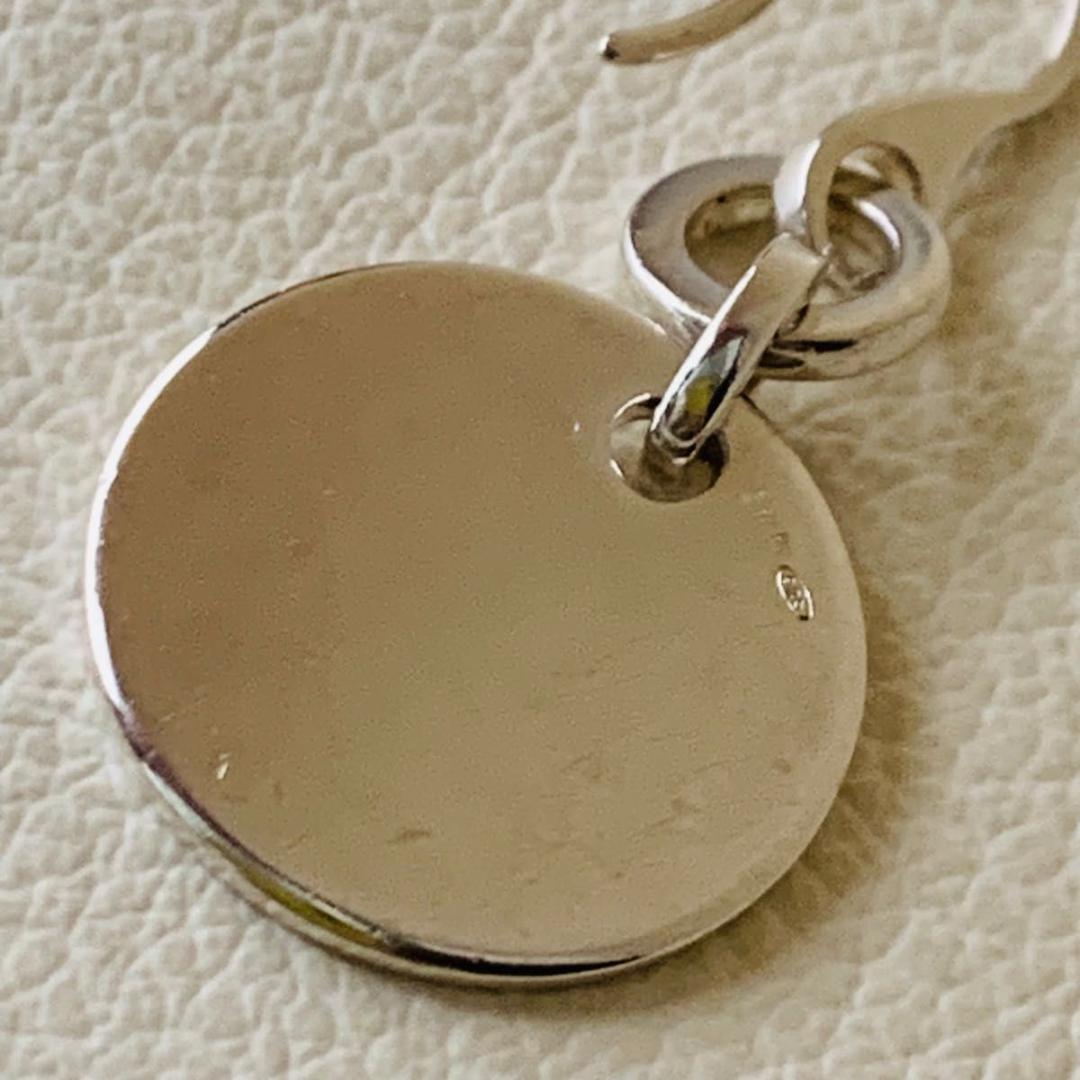 グッチ ラウンド  トレードマーク 925 シルバードロップ ピアス