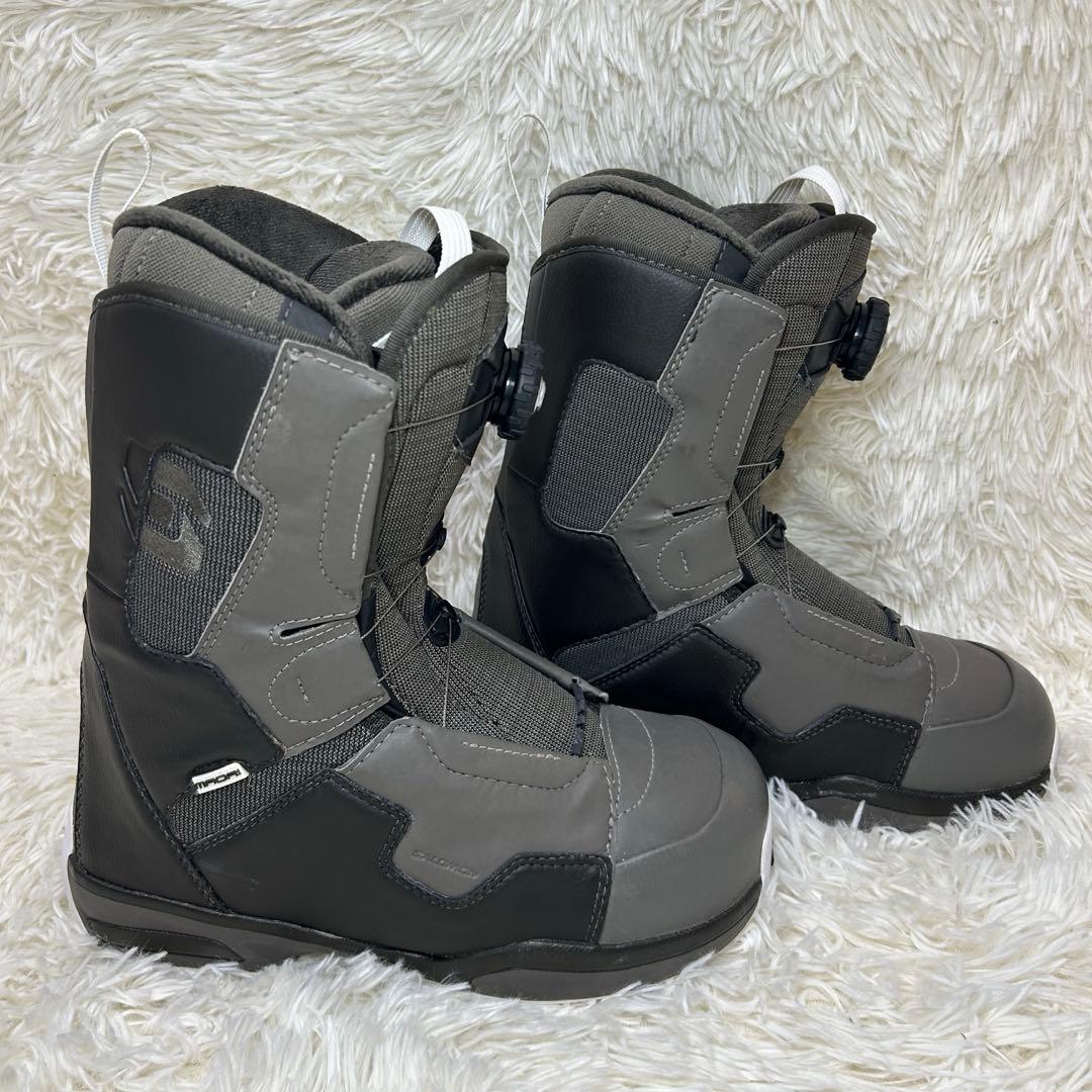 Salomon BOA スノーボードブーツ スノボー　メンズ　グレー　25.5