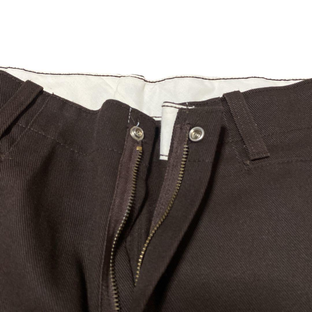 美品90’s Dickies フリスコパンツ　ワークパンツ　ブラウン　w31
