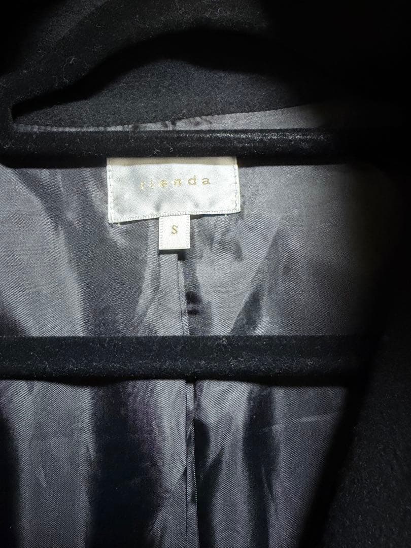 rienda リエンダ 2025AW 25オーバーネックシンデレララインコート