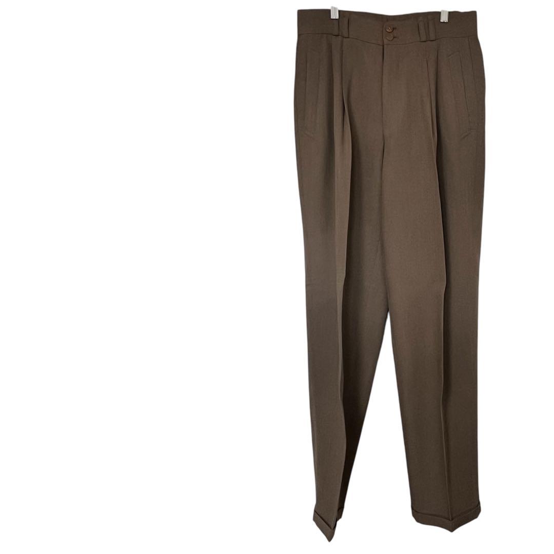 早い者勝ち80s OLIVIER MASSUGER ブラウンダブルブレストスーツ