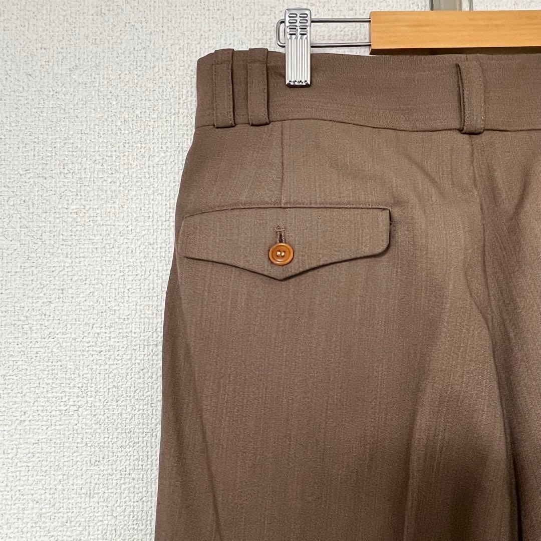 早い者勝ち80s OLIVIER MASSUGER ブラウンダブルブレストスーツ