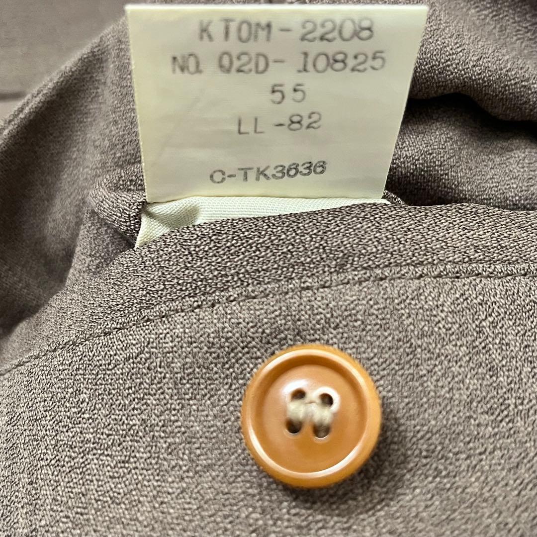 早い者勝ち80s OLIVIER MASSUGER ブラウンダブルブレストスーツ