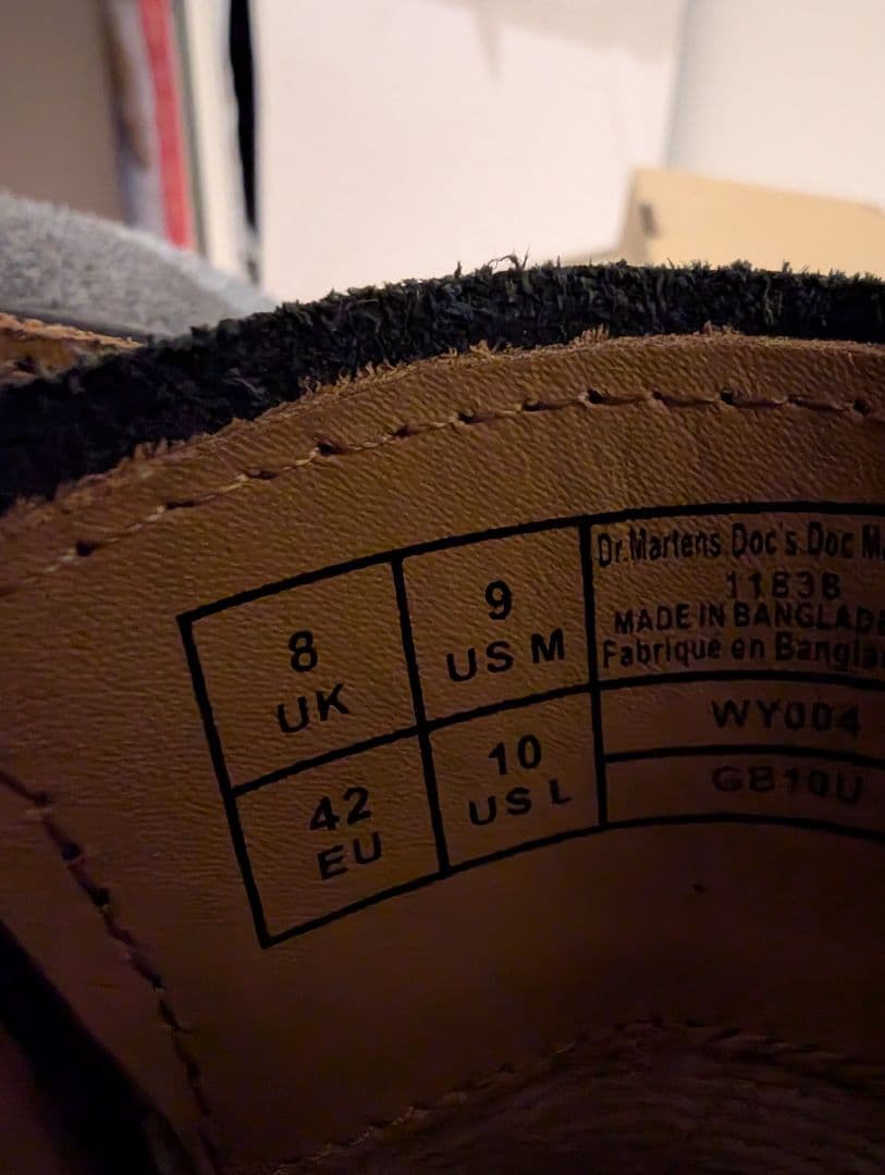 Dr. Martens 3ホール ブラックレザー レースアップシューズ ブーツ