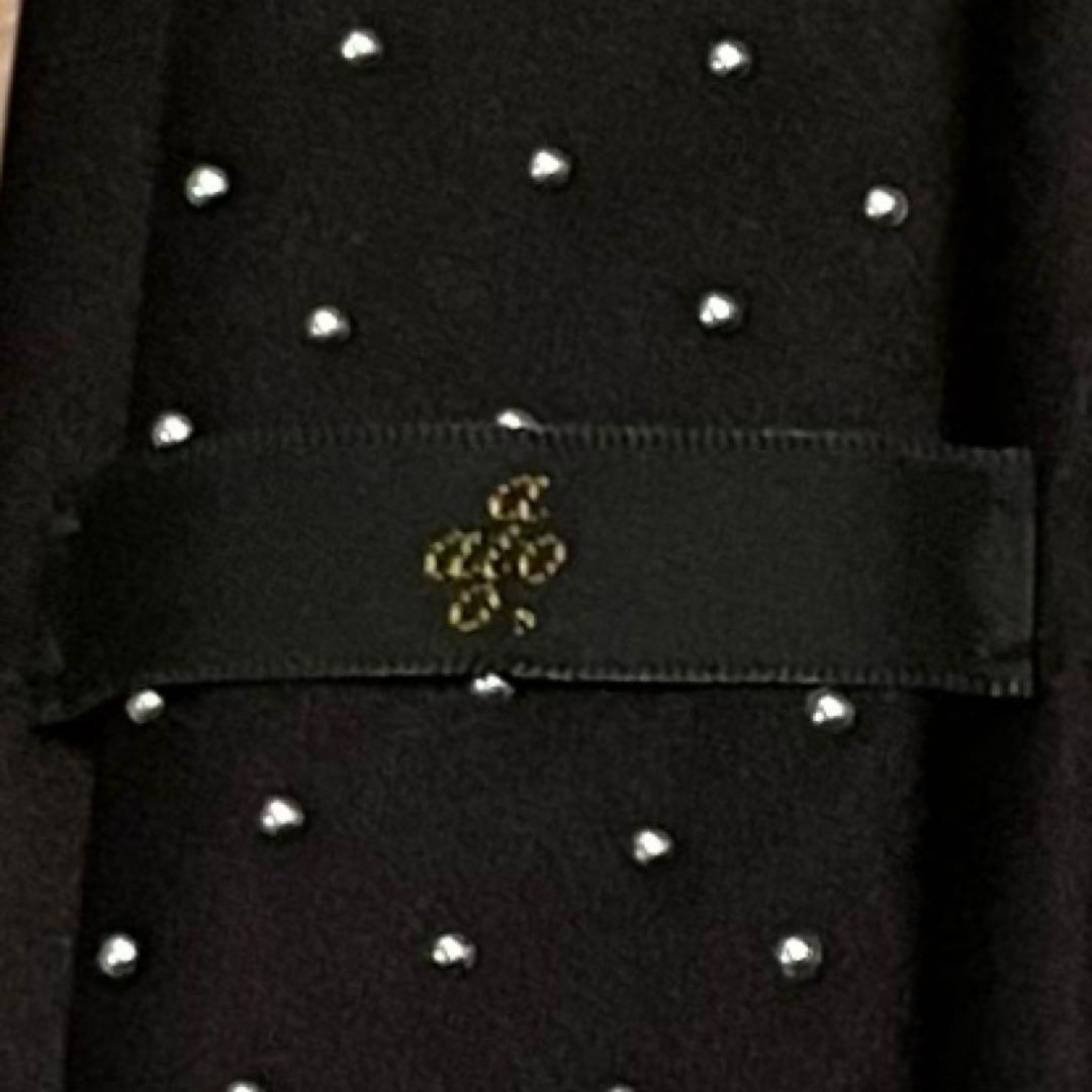 ato アトウ スタッズ シルク ナロータイ ネクタイ