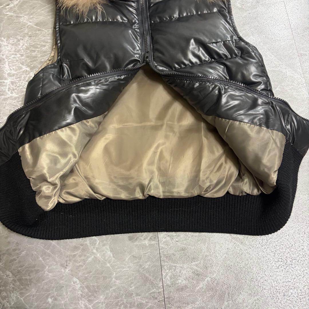 y2k ダウンベスト　ファーダウン　グランジ フェアリーグランジ　レディース