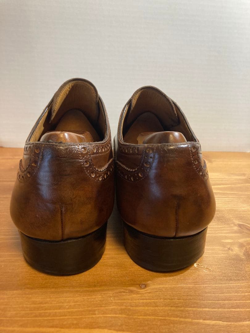 三陽山長 セミブローグ 寿三郎? サイズ7 セミオーダー品