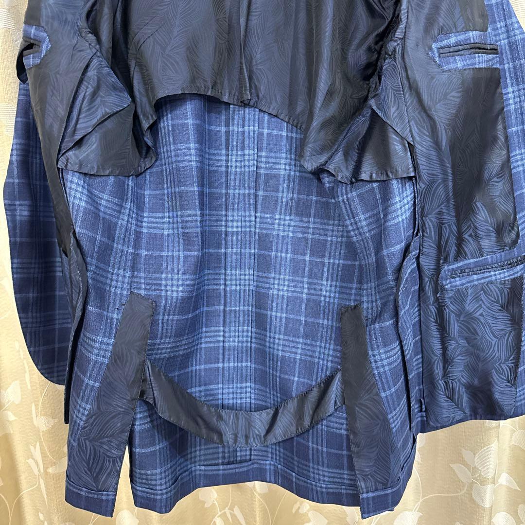 Ermenegildo Zegna ゼニア スーツ ネイビー系チェック柄