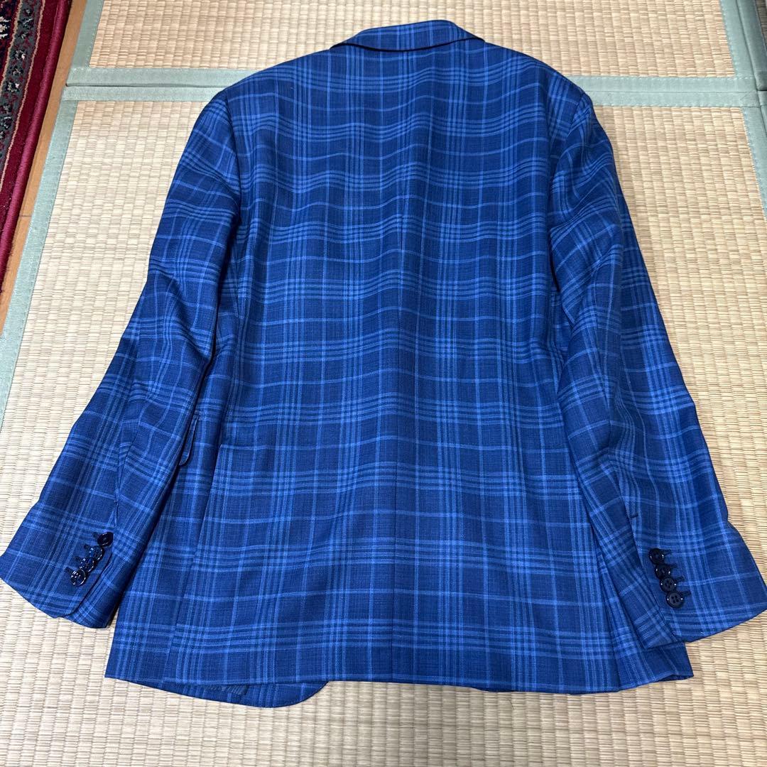 Ermenegildo Zegna ゼニア スーツ ネイビー系チェック柄
