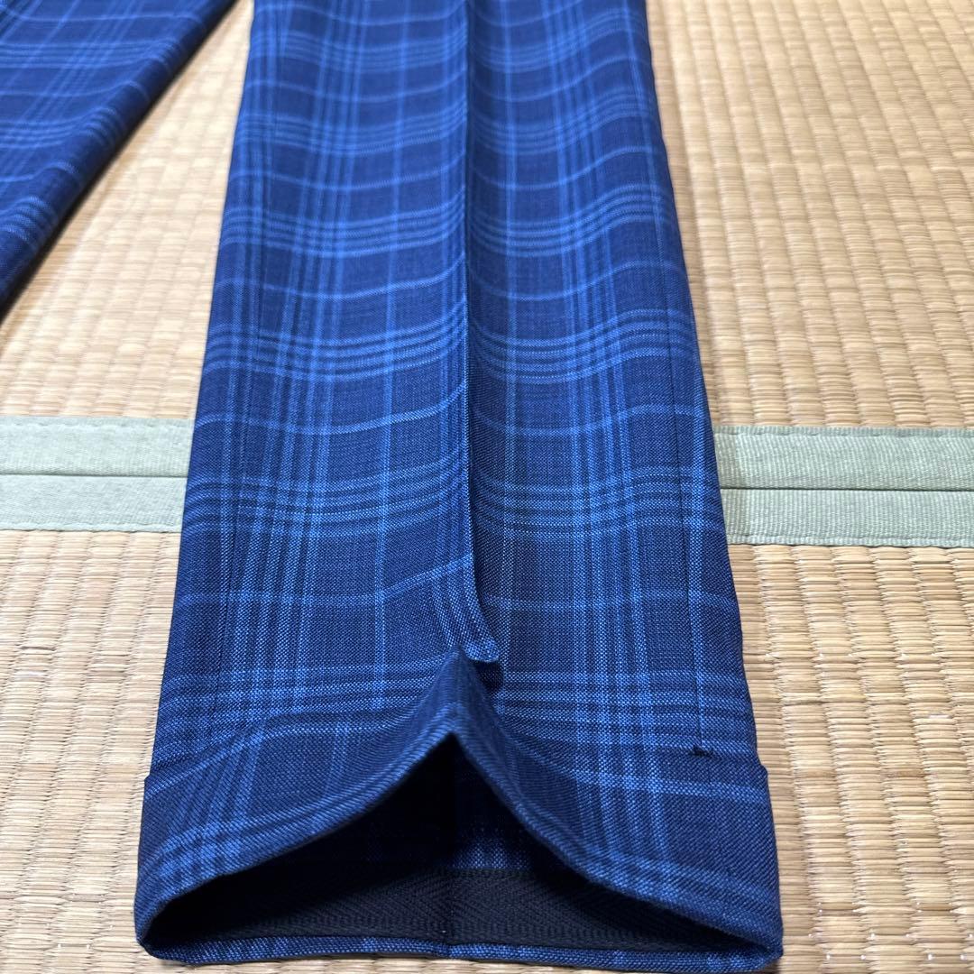 Ermenegildo Zegna ゼニア スーツ ネイビー系チェック柄