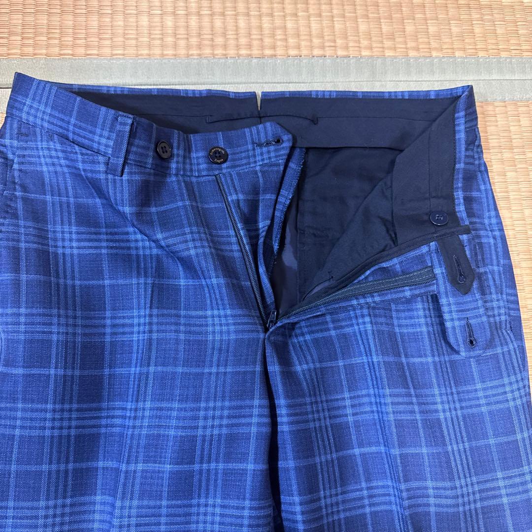 Ermenegildo Zegna ゼニア スーツ ネイビー系チェック柄