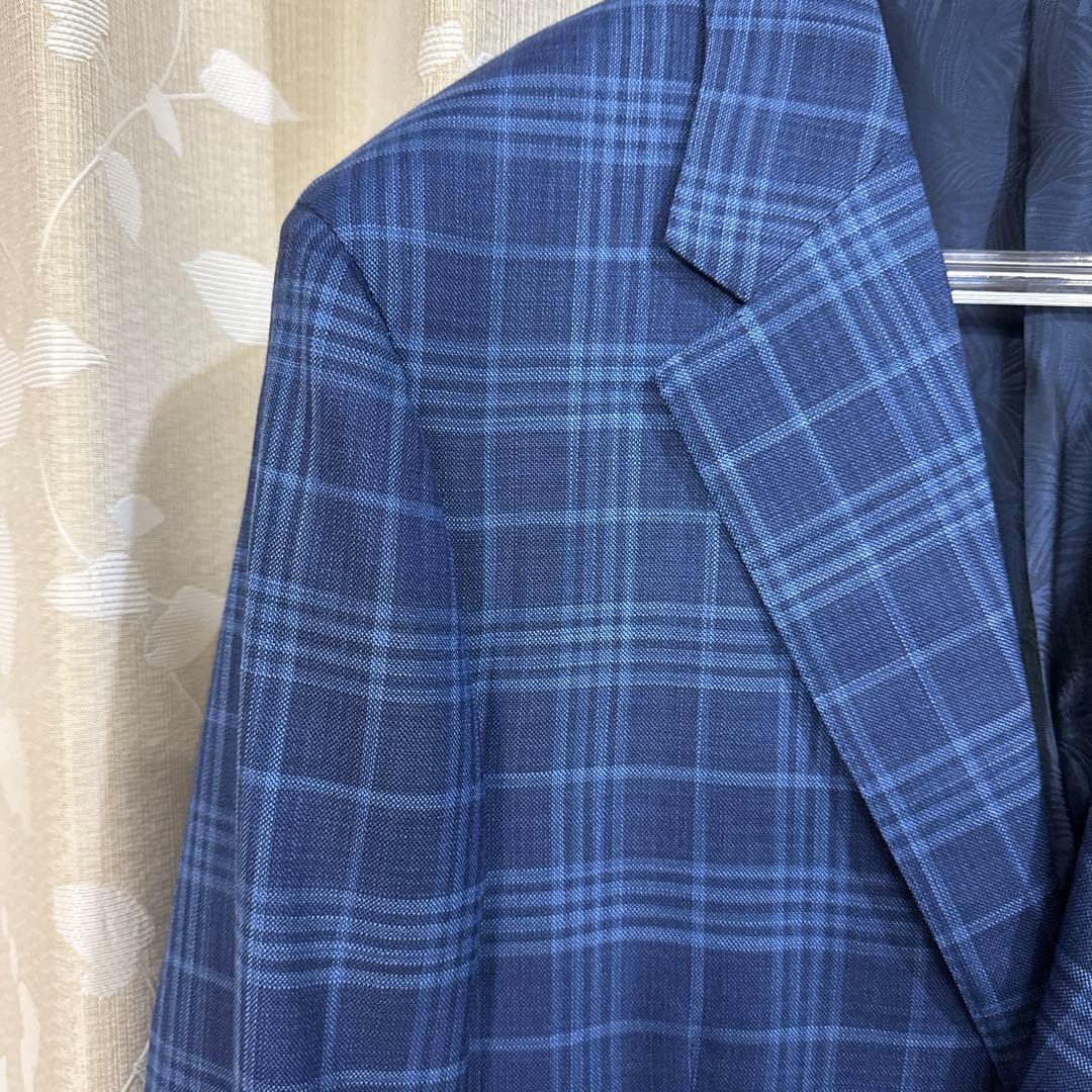 Ermenegildo Zegna ゼニア スーツ ネイビー系チェック柄