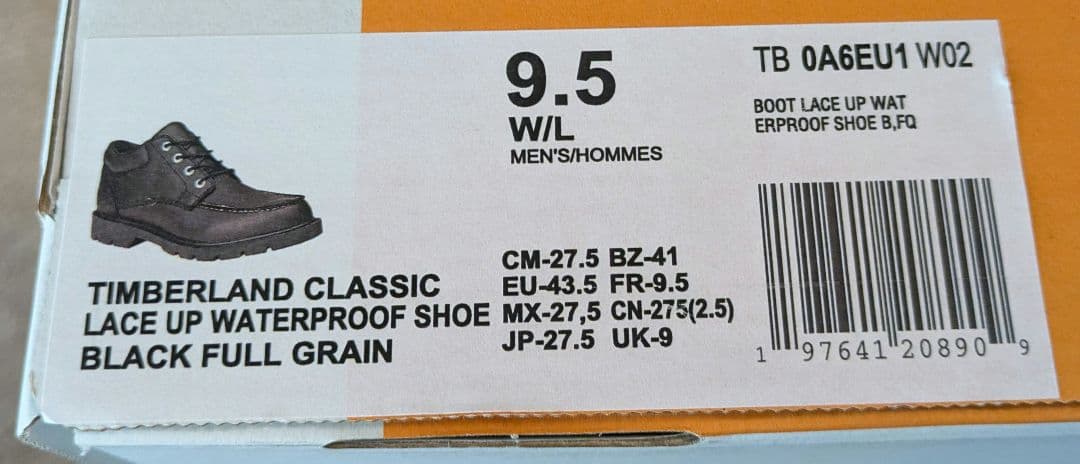 靴 Timberland classic lace up waterproof