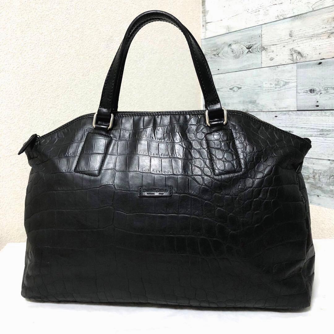 超美品✨ ダニエル&ボブ ノエミ トゥモローランド別注 クロコ 大容量 ブラック