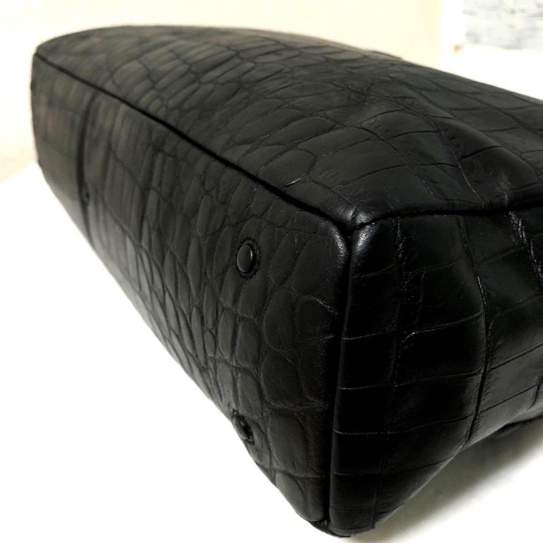 超美品✨ ダニエル&ボブ ノエミ トゥモローランド別注 クロコ 大容量 ブラック