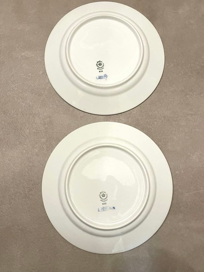 ロイヤルコペンハーゲン ブルーフルーテッド プレイン プレート 19cm 6枚