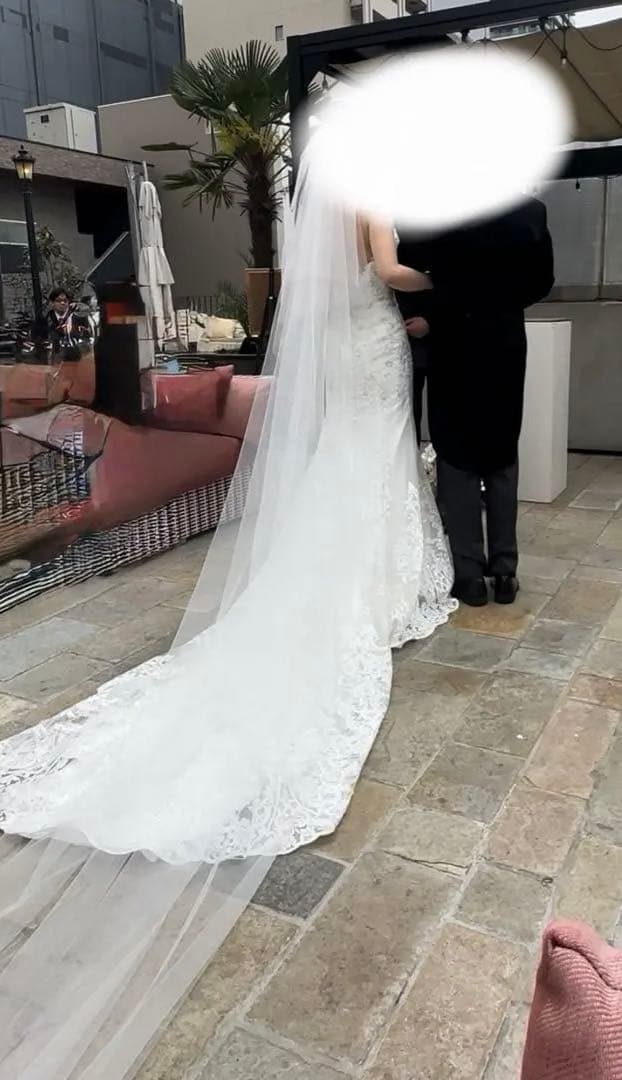 タカミブライダル　ラメチュール ロングヴェール