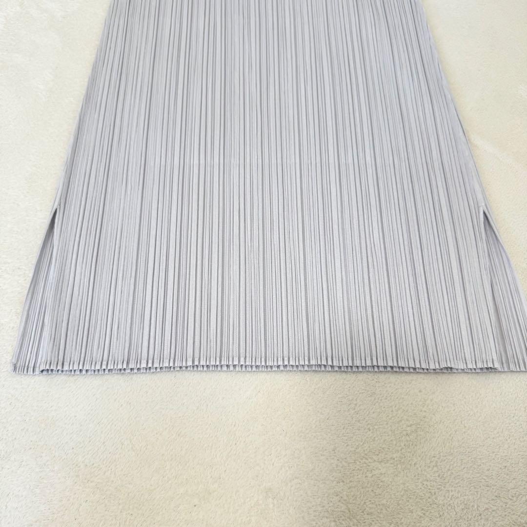 極美品✨PLEATS PLEASE チュニック　ライトグレー　ノースリーブ
