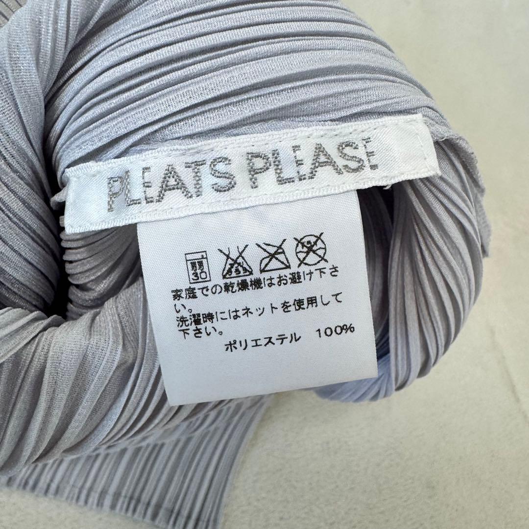 極美品✨PLEATS PLEASE チュニック　ライトグレー　ノースリーブ