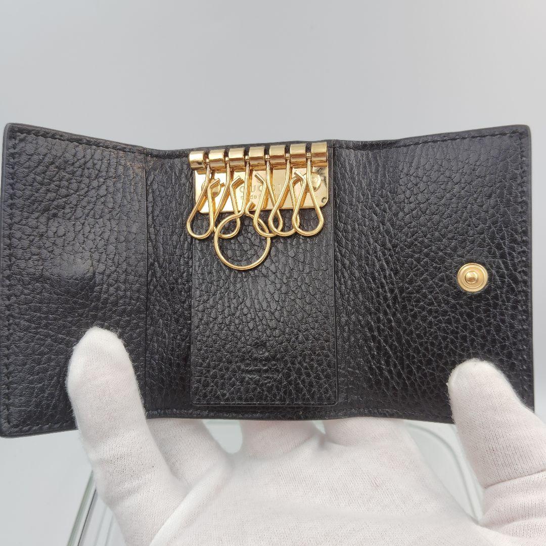 極美品✨️フルセット✨️GUCCI マーモント GG スプリーム 6連キーケース