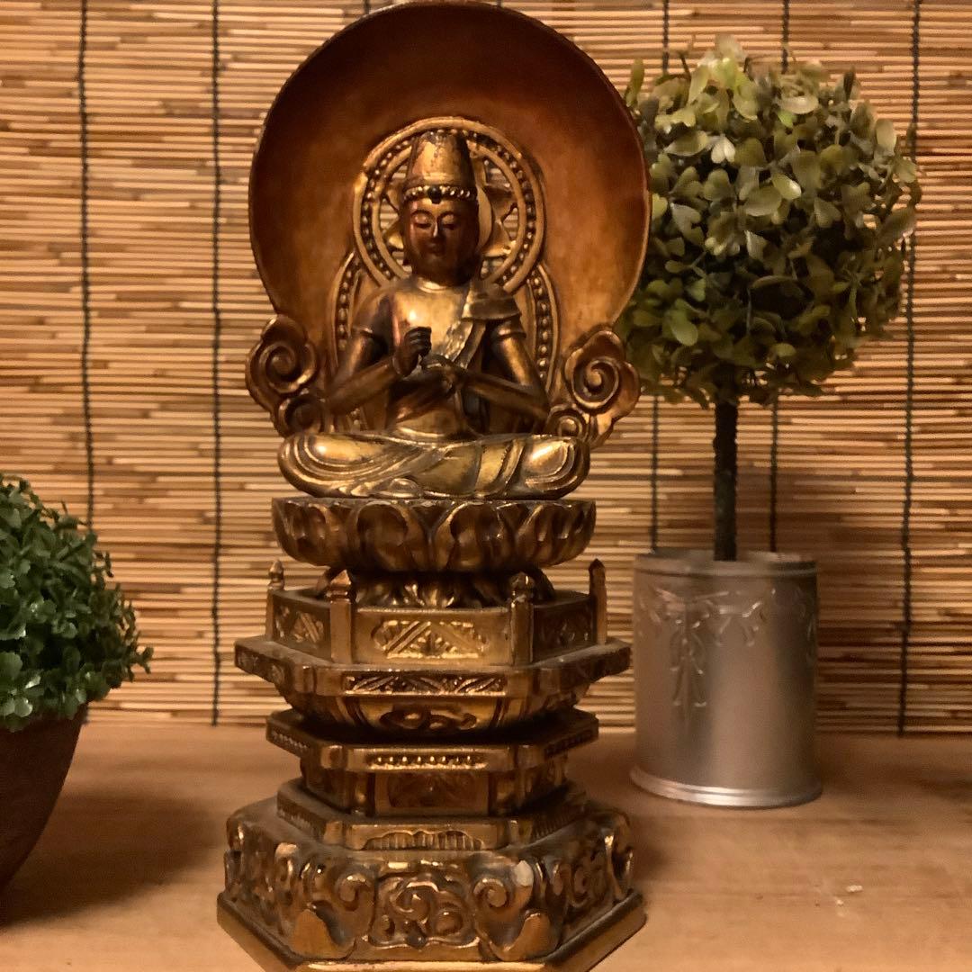 Masa(•‿•)様keep明治〜大正期「大日如来坐像」摩訶毘盧舎那仏・大乗仏教