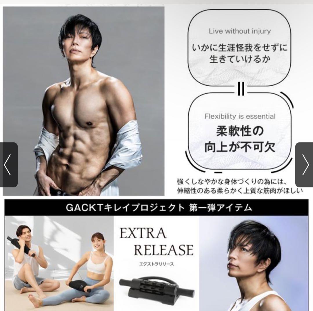 【美品】✨EXTRA RELEASE Gacktプロデュースマッサージローラー