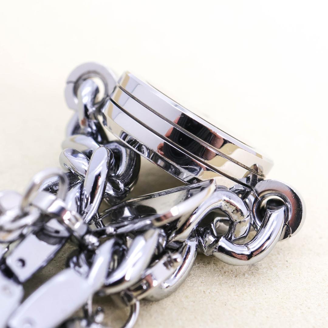 稼働 GUCCI 腕時計 シェーヌダンクル チェーン Gフェイス 2858