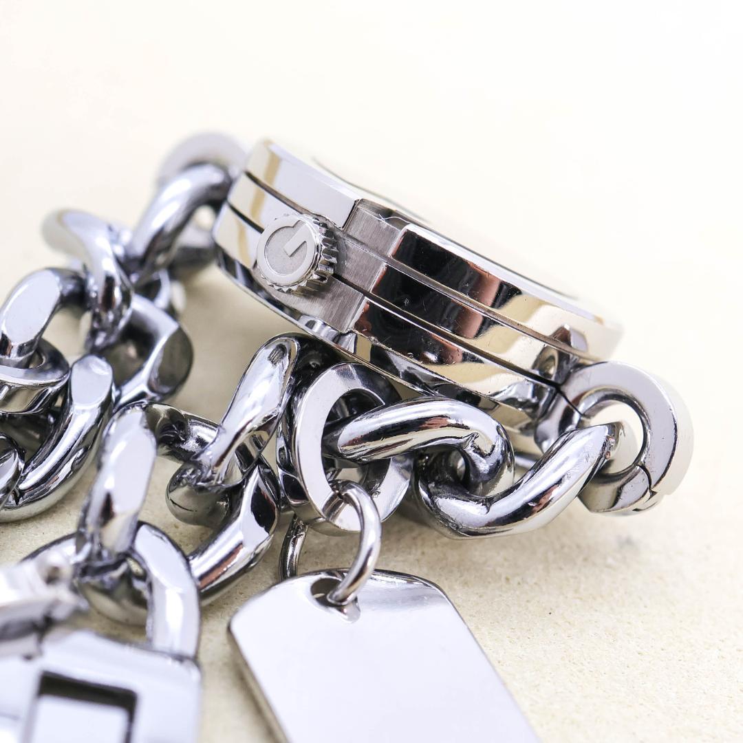 稼働 GUCCI 腕時計 シェーヌダンクル チェーン Gフェイス 2858