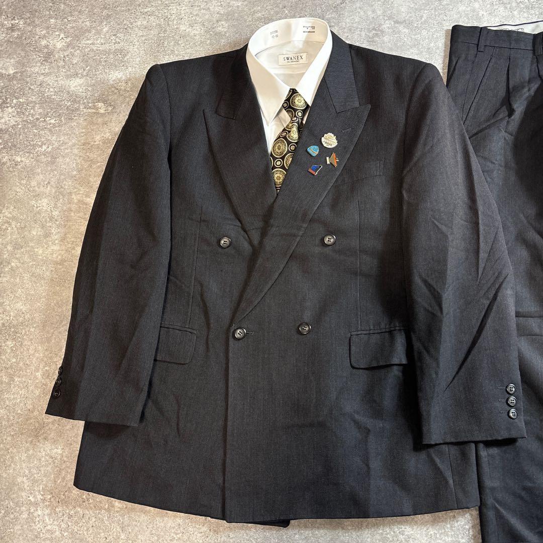 90s vintage レトロセットアップ スーツ ピンズ No.122