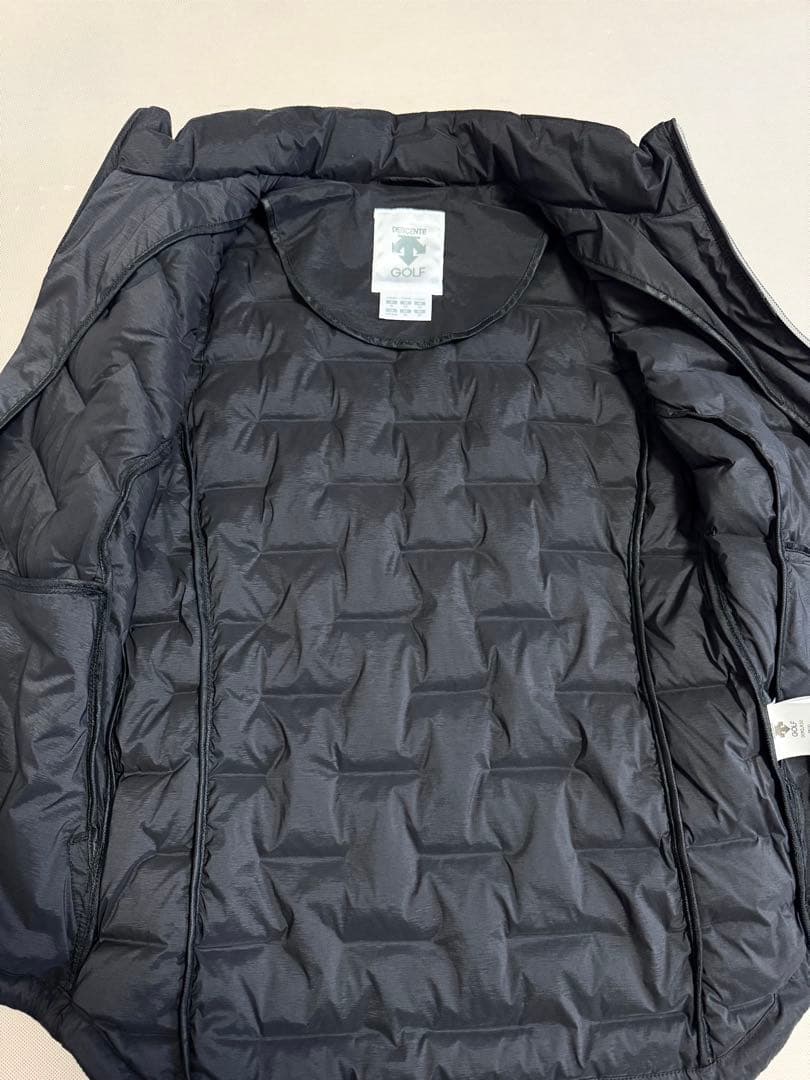 【新品未使用】デサント 中綿ベスト キルティング ブラック M
