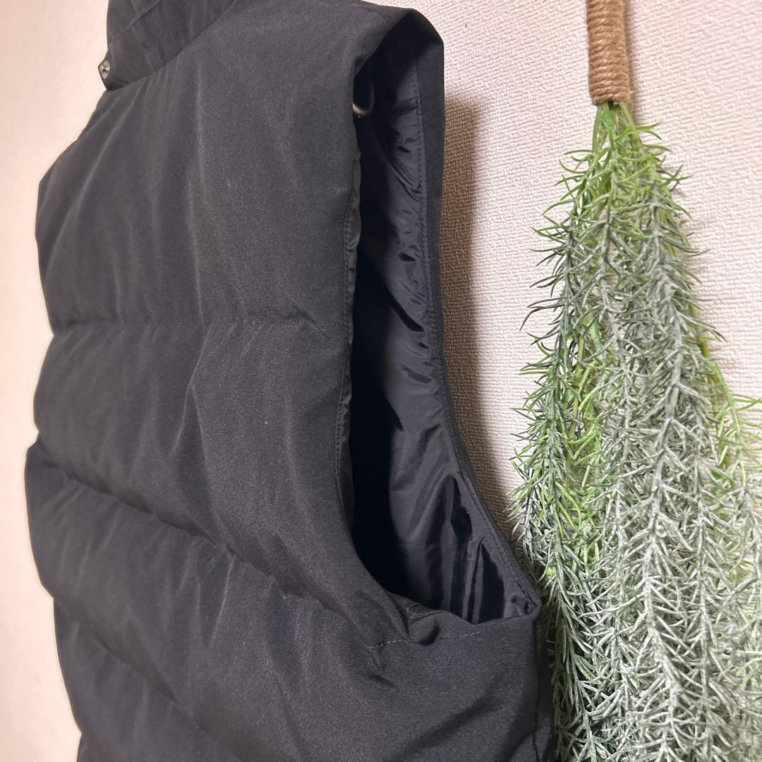 ✨未使用に近い✨　DANTON ダウンベスト 2way フード 38 ブラック