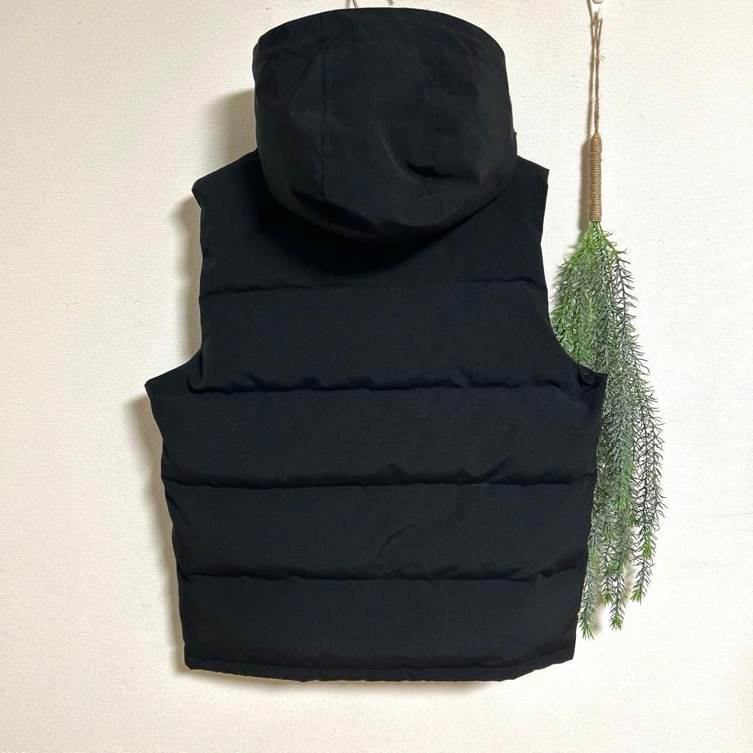 ✨未使用に近い✨　DANTON ダウンベスト 2way フード 38 ブラック
