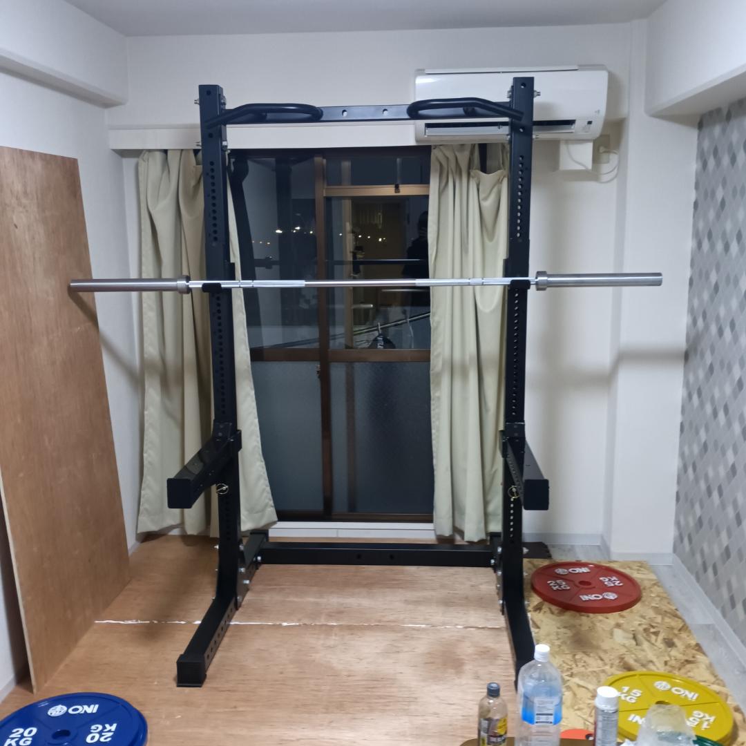 ONI　スクワットスタンド　シャフト　プレートセット　引き取り希望