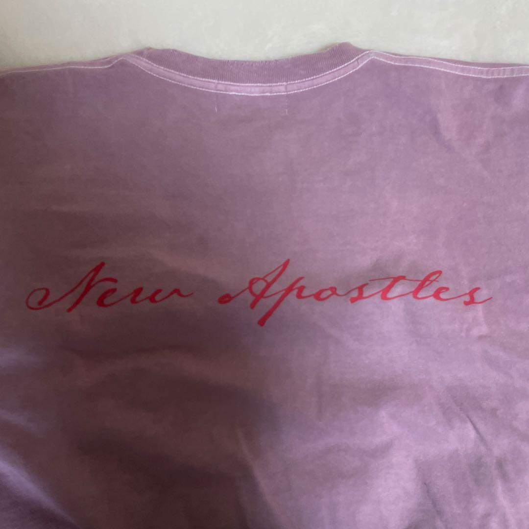 【24ss】KIDILL 定価2.5 デストロイ加工Tシャツ くすんだピンク