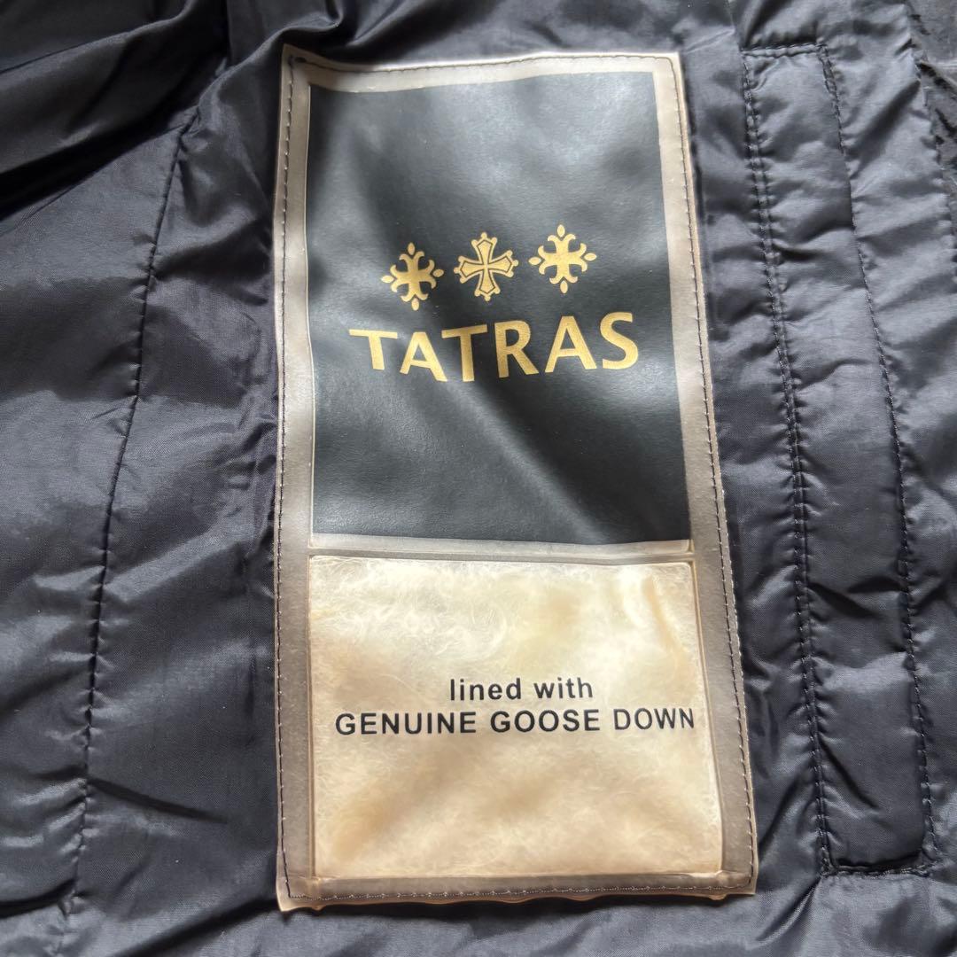 タトラス オルシエラ ダウン ベスト ブラック M 2 ファー レディース
