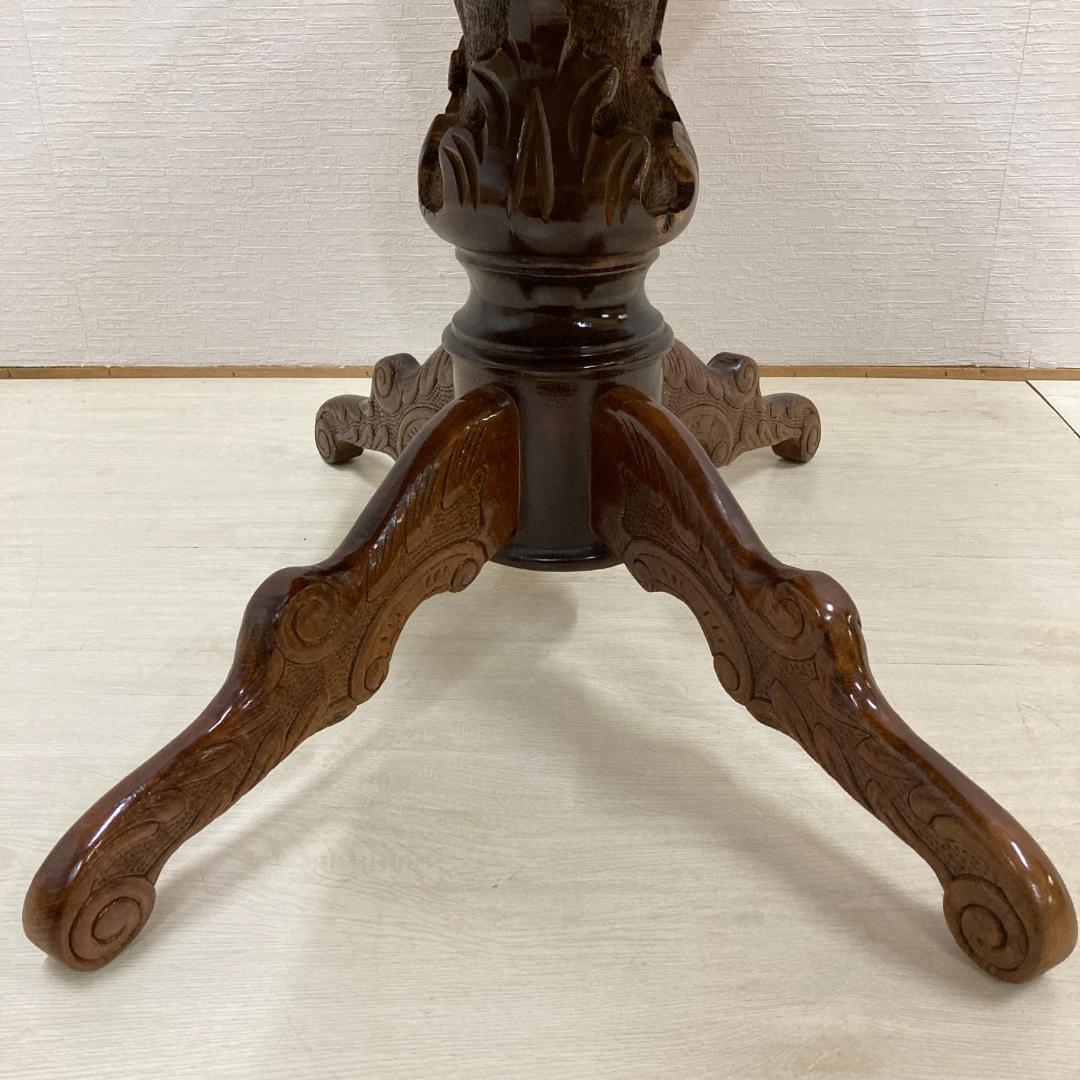 イタリア　象嵌　猫脚　リビングテーブル　センターテーブル　クラシック