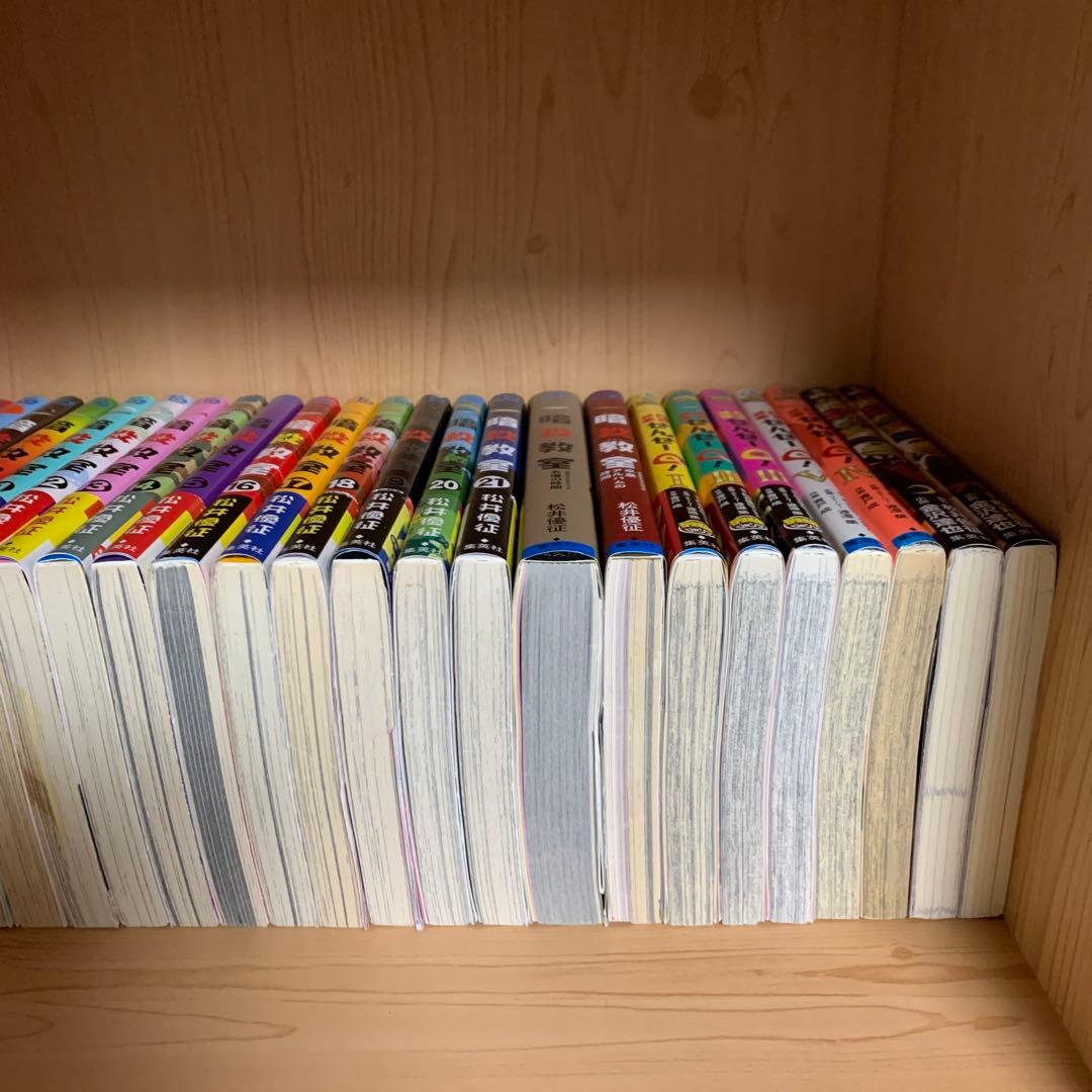 大人気漫画暗殺教室1巻から21巻他全巻完結まとめ売り良品セット初版帯付き34冊