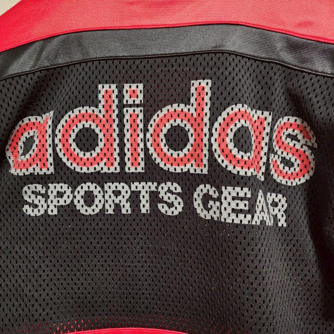 90s アディダス adidas フットLボールシャツ デサント ゲームシャツ