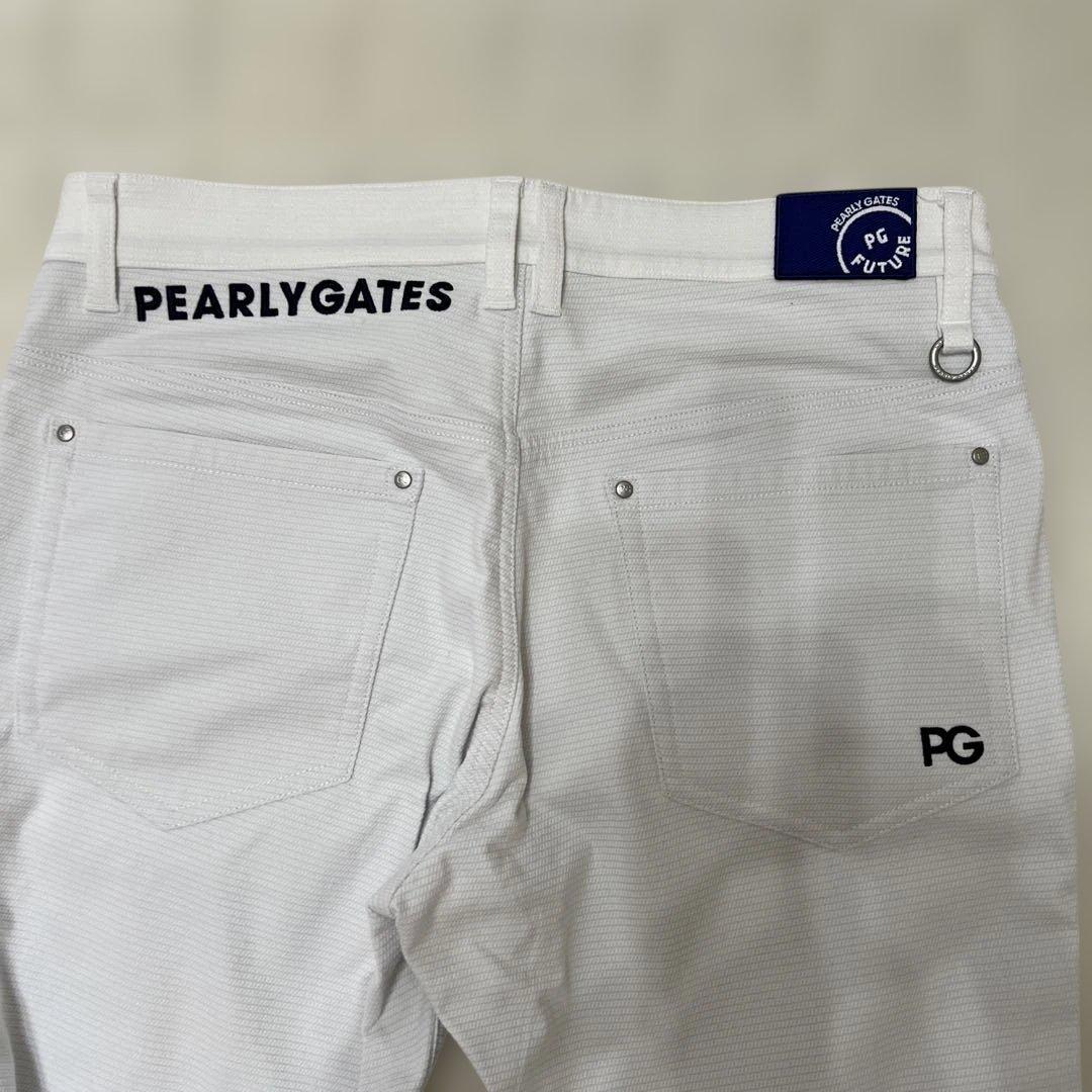 PEARLY GATES ストレッチパンツ ホワイト　秋・冬用